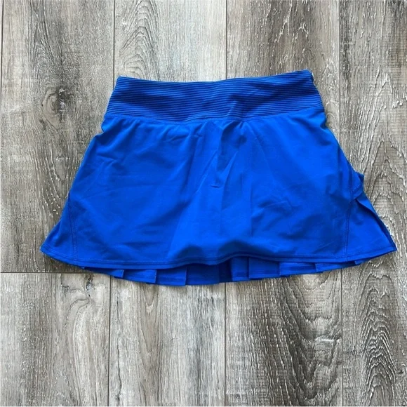 Lululemon Athletica Blue Skater Mini Skirt - Picture 1 of 4